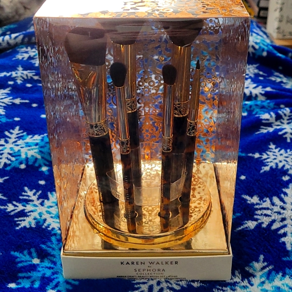 Karen Walker for Sephora Collection Amber Craft: Beauty Brush Set + Stand